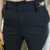 Calça Feminina Social Skinny Valentina Preta com Elastano - Fernanda Ramos Store