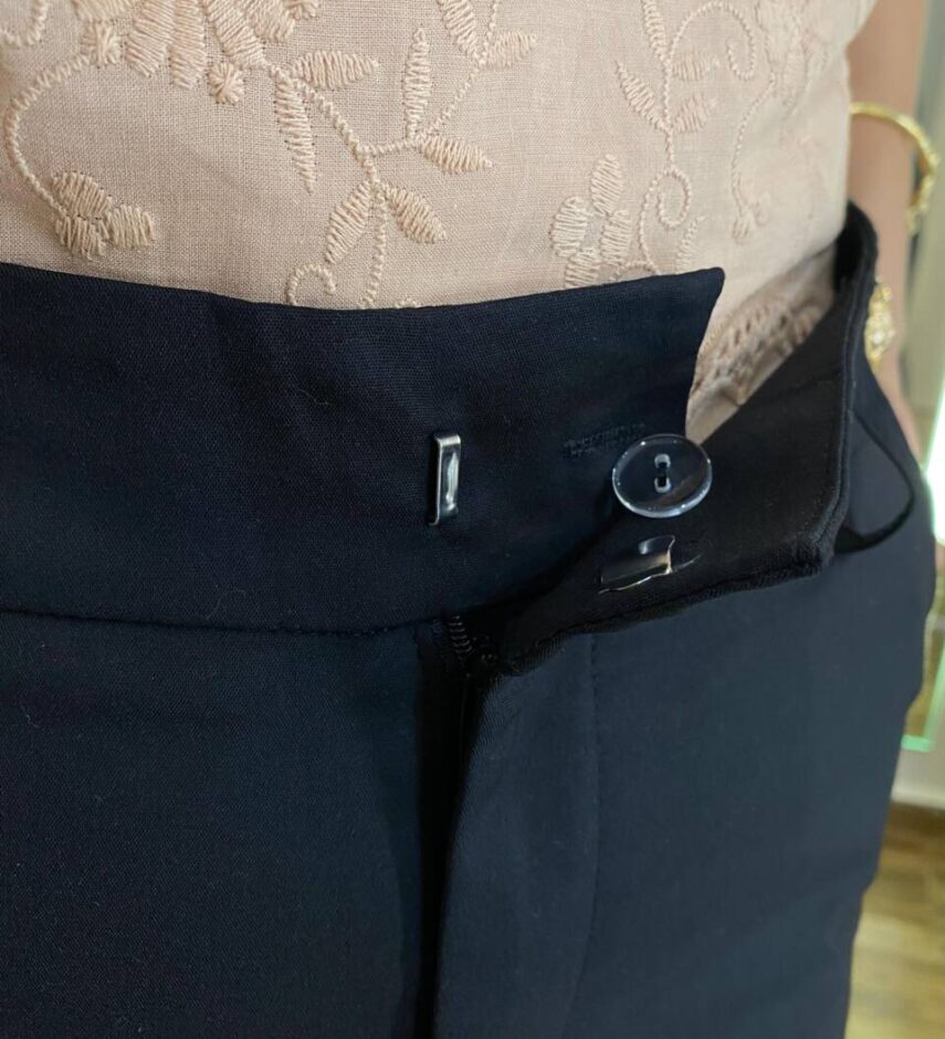 Calça Feminina Social Skinny Valentina Preta com Elastano - Fernanda Ramos Store