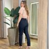 Calça Feminina Social Skinny Valentina Preta com Elastano - Fernanda Ramos Store