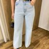 Calça Jeans Feminina Nicole Wide Leg com Cinto - Fernanda Ramos Store