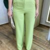 Conjunto Feminino Alfaiataria Fer Cropped e Calça Pantalona Verde - Fernanda Ramos Store