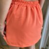 Conjunto Feminino Blusa com Bojo e Short Saia Laranja com Amarração - Fernanda Ramos Store