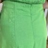 Conjunto Feminino Viscolinho Cropped e Saia Midi Verde com Amarração - Fernanda Ramos Store