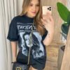 Max T-shirt Feminina Juliana Preta City News - Fernanda Ramos Store