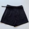 Short Feminino Alfaiataria Louise Preto com Cinto - Fernanda Ramos Store