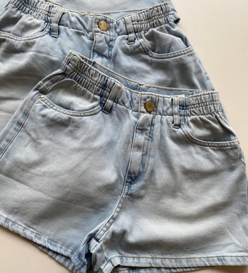 Short Feminino Mariah Jeans Claro 55218 - Fernanda Ramos Store