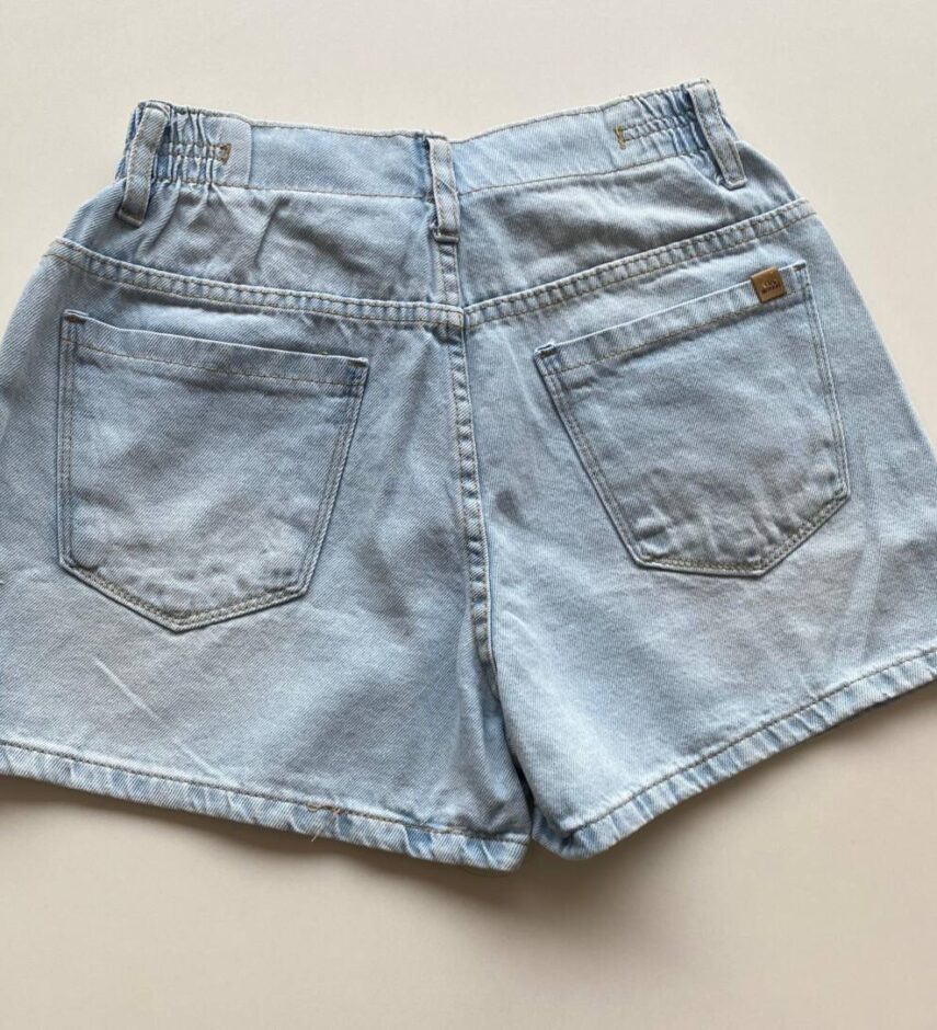 Short Feminino Mariah Jeans Claro 55218 - Fernanda Ramos Store