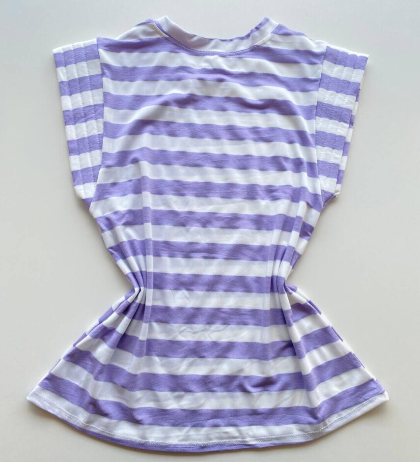 Blusa Feminina Tee Muscle Fernanda Listrada de Lilás - Fernanda Ramos Store