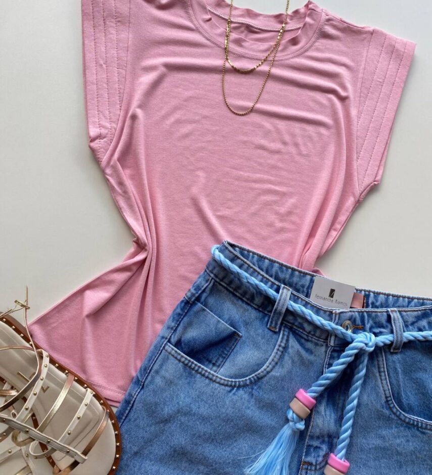 Blusa Feminina Tee Muscle Fernanda Rosa - Fernanda Ramos Store