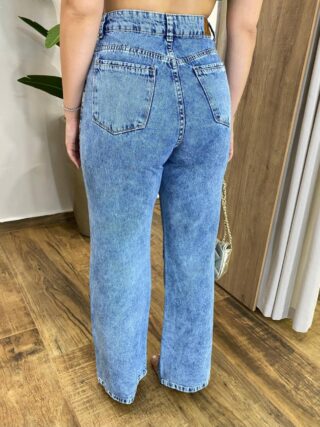 Calça Feminina Wide Leg Lorena Jeans 29398 - Fernanda Ramos Store