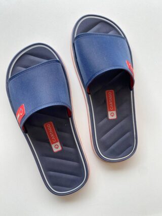 Chinelo Masculino Cartago Slide Azul Marinho - Fernanda Ramos Store