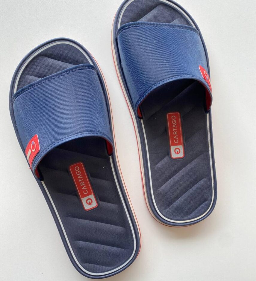 Chinelo Masculino Cartago Slide Azul Marinho - Fernanda Ramos Store