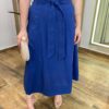 Conjunto Feminino Giovana Regata e Saia Midi Azul com Amarração - Fernanda Ramos Store