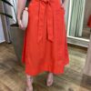 Conjunto Feminino Giovana Regata e Saia Midi Coral com Amarração - Fernanda Ramos Store