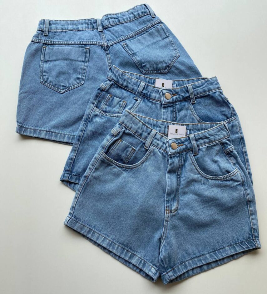 Short Feminino Maria Eduarda Jeans com Bolsos 1341 - Fernanda Ramos Store