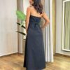 Vestido Midi Louise Tomara que Caia com Bojo e Cinto Preto - Fernanda Ramos Store