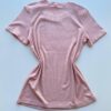 Blusa Feminina Manga Curta Modal Bella com Detalhe Rosé - Fernanda Ramos Store