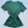 Blusa Feminina Manga Curta Modal Bella com Detalhe Verde - Fernanda Ramos Store