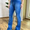 Calça Jeans Feminina Bella Flare Dois Botões 25710 - Fernanda Ramos Store