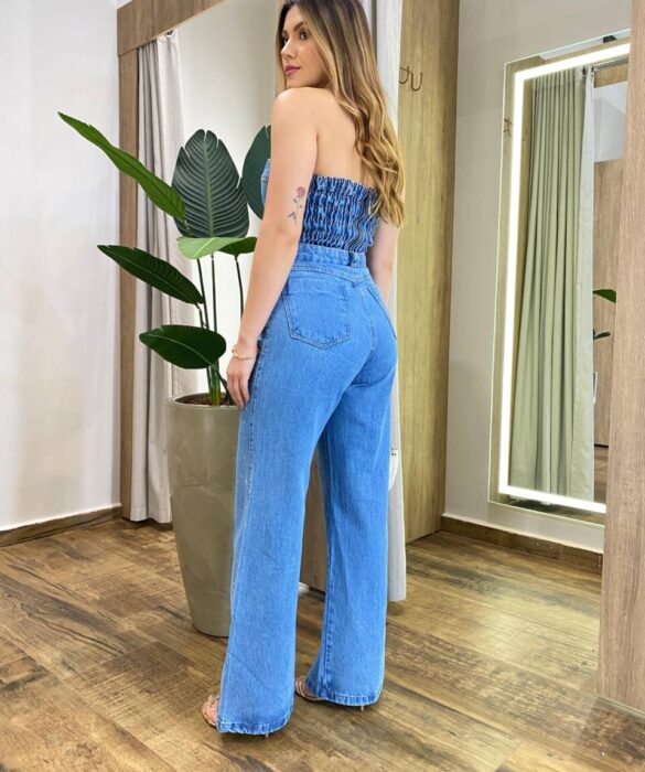 Cropped Feminino Barbara sem Bojo com Lastex Tomara que Caia Jeans - Fernanda Ramos Store