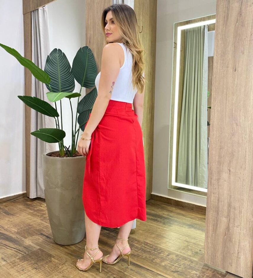Cropped Feminino Modal Diana com Aplicações Branco - Fernanda Ramos Store