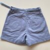 Short Feminino Celine Sarja com Elastano e Cinto Azul - Fernanda Ramos Store