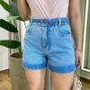 Short Feminino Helena Jeans com Cinto 0920 - Fernanda Ramos Store