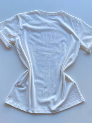 T-shirt Feminina Manga Curta Dora Off White Avocado - Fernanda Ramos Store