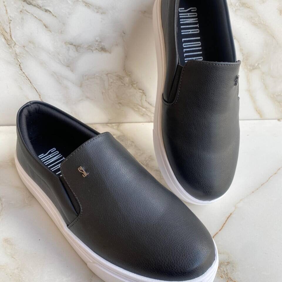 Nis Slip Slip On Santa Lolla Areia Tênis Slip On Santa Lolla Linho