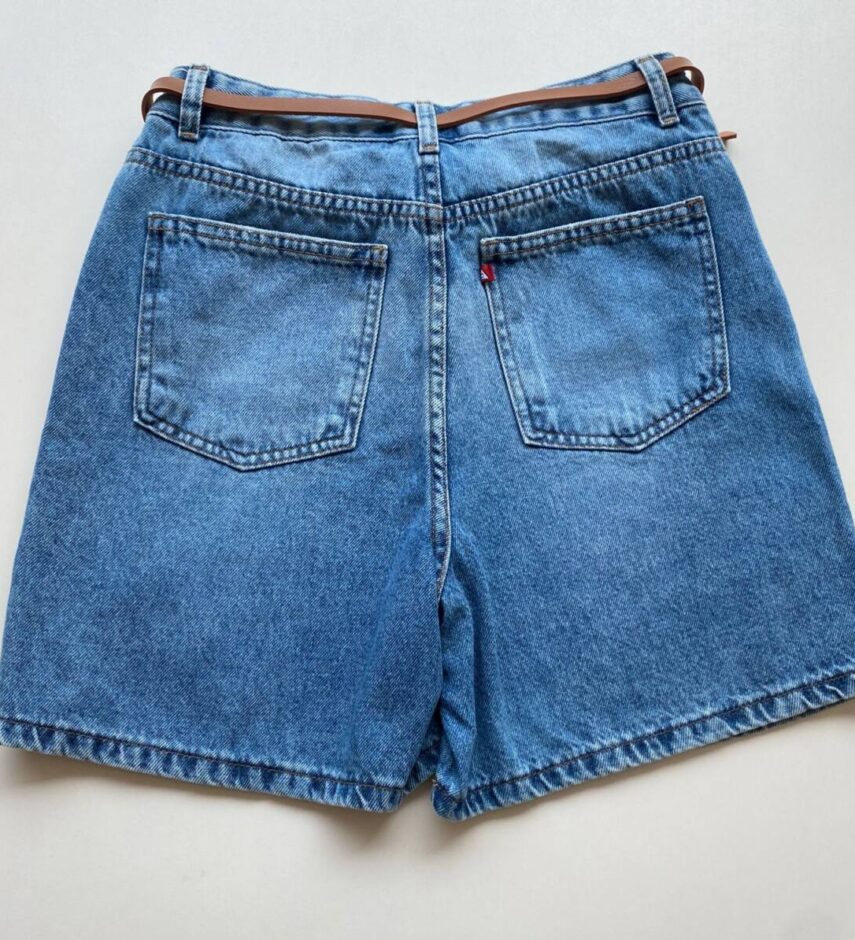 Bermuda Feminina Jeans Resort com Cinto 095129 - Fernanda Ramos Store