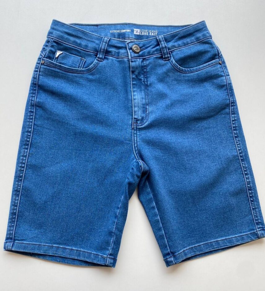 Bermuda Feminina Jeans Resort com Cinto 095129 - Fernanda Ramos Store