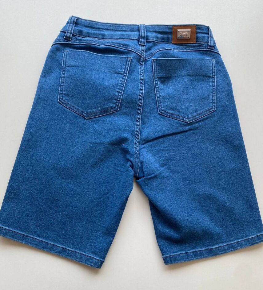 Bermuda Feminina Jeans Resort com Cinto 095129 - Fernanda Ramos Store