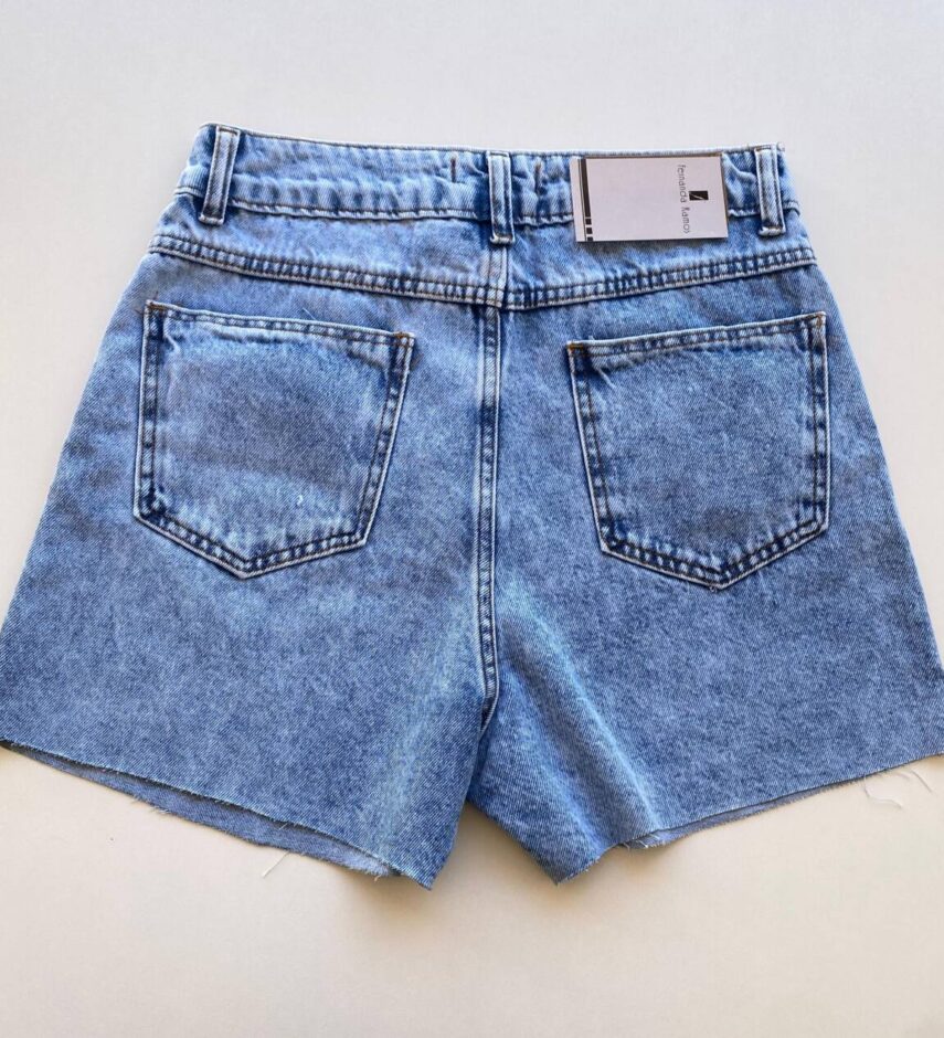 Short Feminino Isabella Jeans Barra Desfiada - Fernanda Ramos Store