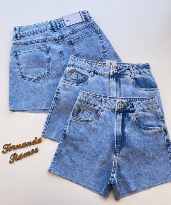 Short Feminino Isabella Jeans Barra Desfiada - Fernanda Ramos Store