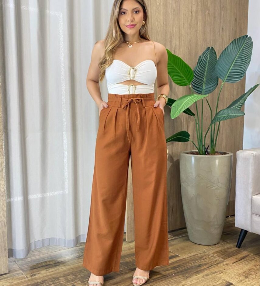 Body Feminino Clara com Bojo Abertura e Argola Orgânica Creme - Fernanda Ramos Store