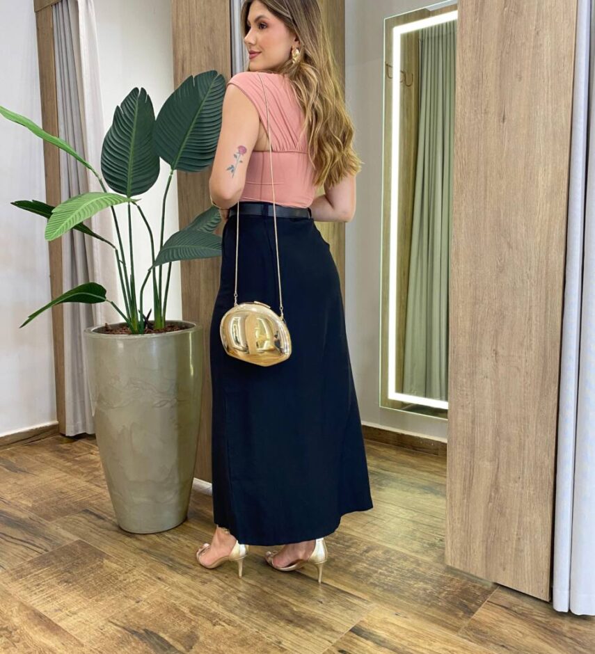 Body Feminino Dublin com Bojo Detalhe em Nó Bege - Fernanda Ramos Store