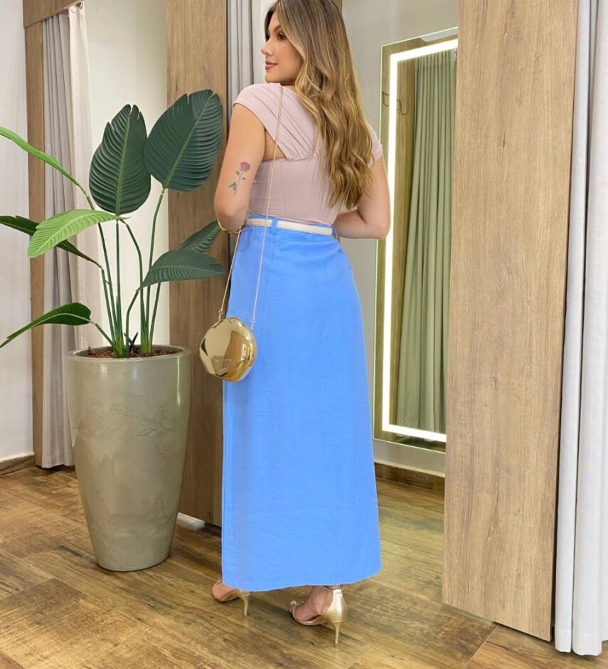 Body Feminino Dublin com Bojo Detalhe em Nó Nude - Fernanda Ramos Store