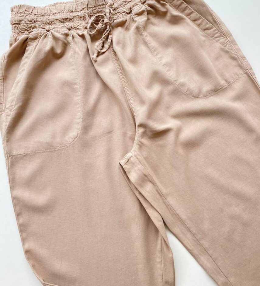 Calça Feminina Jogger Plus com Elástico e Cordão Caqui 016530 - Fernanda Ramos Store