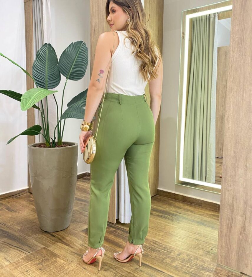 Regata Feminina Canelada Juju com Abertura Nude - Fernanda Ramos Store