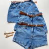 Short Feminino Jeans Belly Básico Denim 095149 - Fernanda Ramos Store