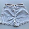 Short Feminino Sarja Melanie com Cinto 094312 Off White - Fernanda Ramos Store