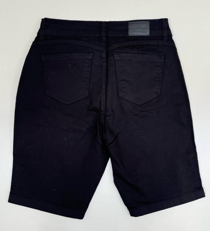 Bermuda Feminina Pedal Alba Preta 2342 - Fernanda Ramos Store