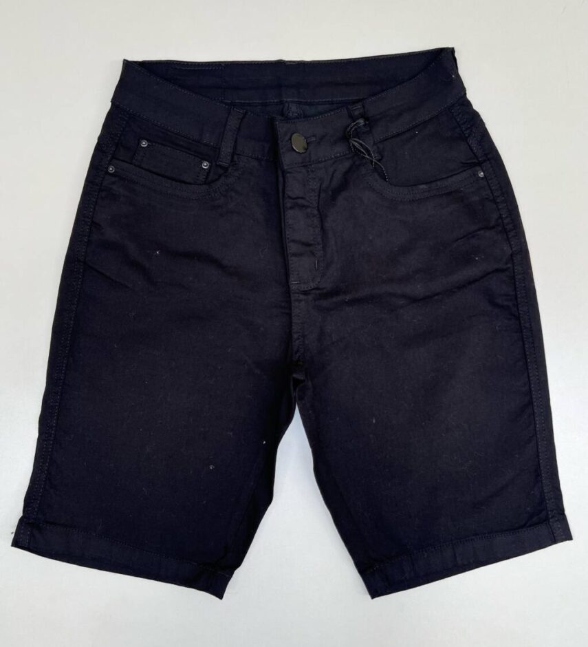 Bermuda Feminina Pedal Alba Preta 2342 - Fernanda Ramos Store