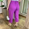 Calça Feminina Pantacourt com Amarração Fúcsia - Fernanda Ramos Store