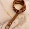 Cinto Feminino Julia Caramelo Fivela Oval Cobre - Fernanda Ramos Store