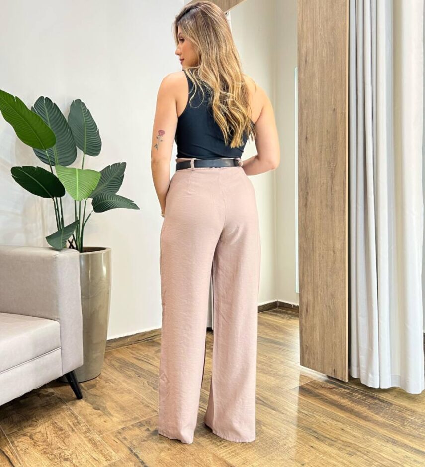 Regata Feminina Canelada Isis Nula Manga com Argola Preta - Fernanda Ramos Store
