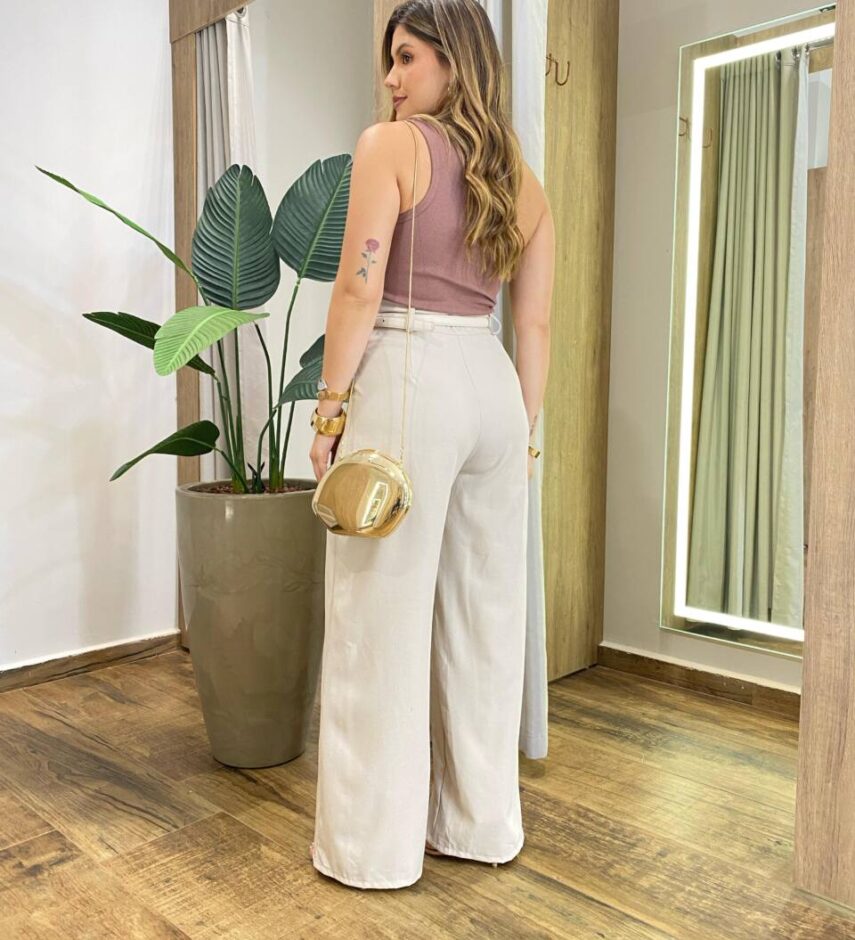 Regata Feminina Canelada Nula Manga com Argola Orgânica Chocolate - Fernanda Ramos Store