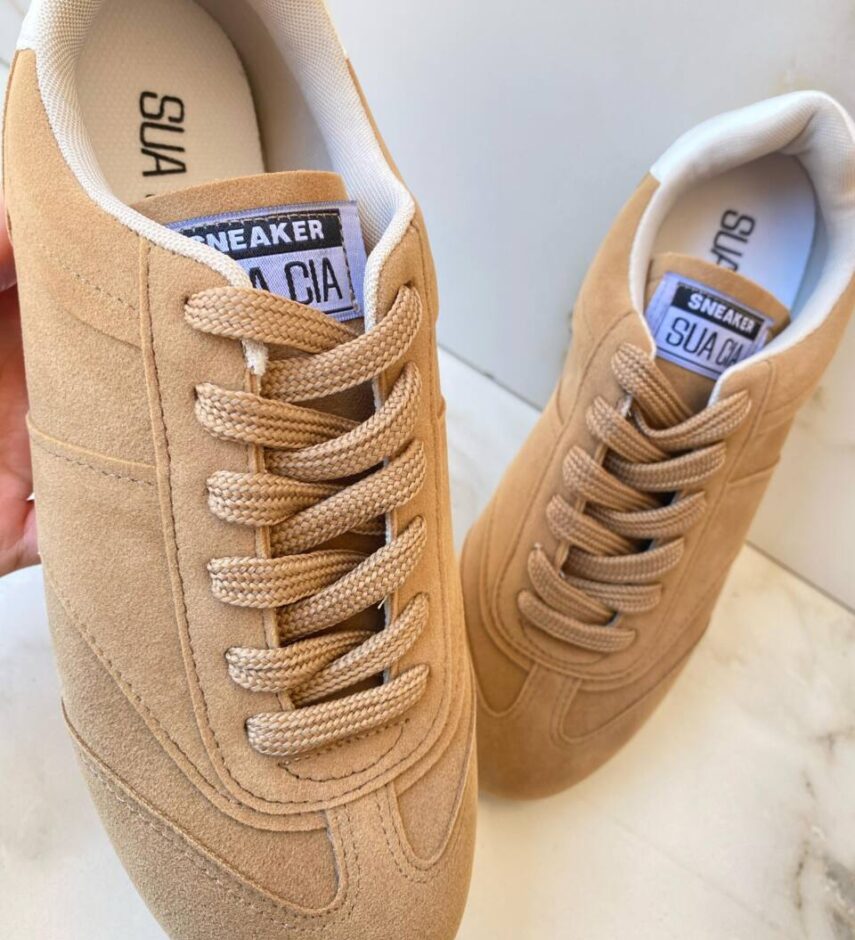 Tênis Feminino Casual Street Caramelo - Fernanda Ramos Store