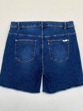 Bermuda Feminina Jeans Plus Resort com Barra Desfiada - Fernanda Ramos Store