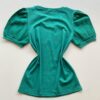 Blusa Feminina Manga Curta com Detalhes em Laise Verde - Fernanda Ramos Store